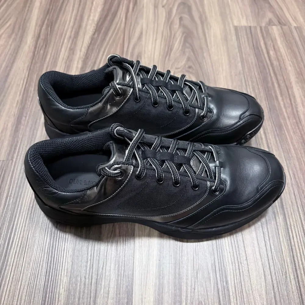 Our Legacy Wildheart Tinny Carbon Leather Sneakers EU44 Vibram
